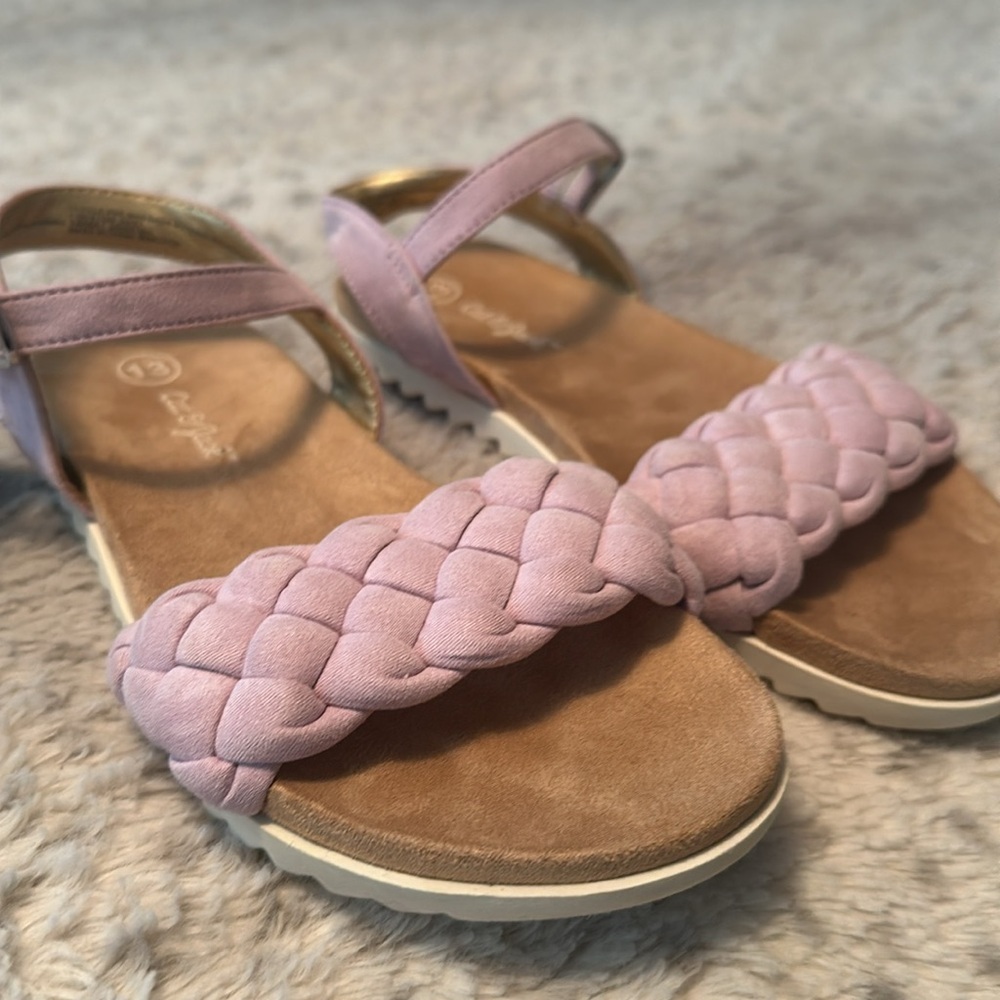 Little girls fancy cat and jack slip on sandal - Picture 2 of 4